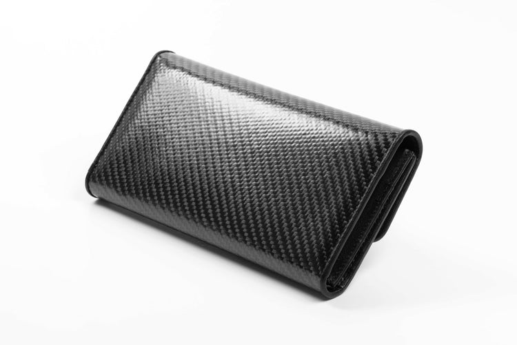 Damengeldbörse aus hochwertigem Carbon
