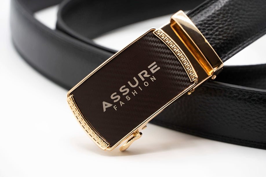 Echter Ledergürtel mit Ratsche 7 Assure Fashion